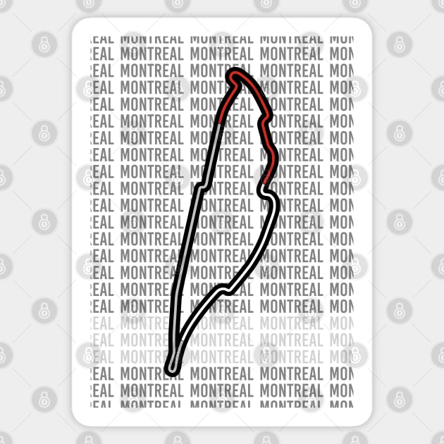 Montreal - F1 Track Sticker by GreazyL